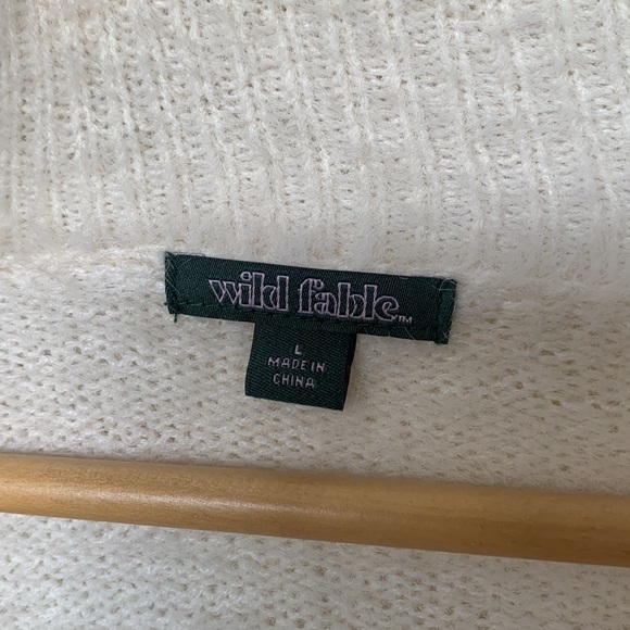 Wild Fable white super soft collared cardigan - Picture 3 of 5